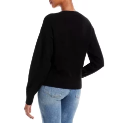 New โ๏ธ AQUA New York Intarsia Cashmere Sweater - 100% Exclusive Black ๐ 10 New โ๏ธ AQUA New York Intarsia Cashmere Sweater - 100% Exclusive Black ๐ -AQUA Elegant shop unnamed file 710