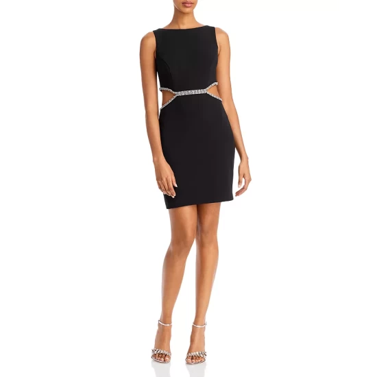 Cheap ๐ AQUA Cutout Mini ๐ Dress - 100% Exclusive Black โ๏ธ 2 Cheap ๐ AQUA Cutout Mini ๐ Dress - 100% Exclusive Black โ๏ธ - Image 2
