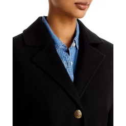 Cheapest ⌛ AQUA Notch Collar ✔️ Coat - 100% Exclusive Black ❤️ -AQUA Elegant shop unnamed file 762