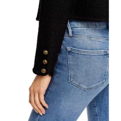 Promo ⭐ AQUA Five Button Tweed Jacket - 100% Exclusive Black 😀 -AQUA Elegant shop unnamed file 77