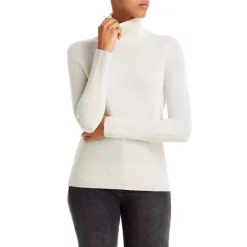 New 🥰 AQUA Cashmere Turtleneck Sweater - 100% Exclusive Black ⭐