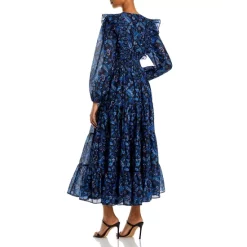 Brand new ❤️ AQUA Paisley Print Tiered Maxi ✨ Dress - 100% Exclusive Blue/black ✨ 8 Brand new ❤️ AQUA Paisley Print Tiered Maxi ✨ Dress - 100% Exclusive Blue/black ✨ -AQUA Elegant shop unnamed file 868