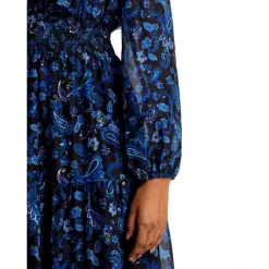 Brand new ❤️ AQUA Paisley Print Tiered Maxi ✨ Dress - 100% Exclusive Blue/black ✨ 11 Brand new ❤️ AQUA Paisley Print Tiered Maxi ✨ Dress - 100% Exclusive Blue/black ✨ -AQUA Elegant shop unnamed file 871