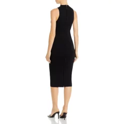 New ⭐ AQUA High Neck Bodycon Dress - 100% Exclusive Black 👍 -AQUA Elegant shop unnamed file 874