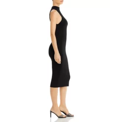 New ⭐ AQUA High Neck Bodycon Dress - 100% Exclusive Black 👍 -AQUA Elegant shop unnamed file 875