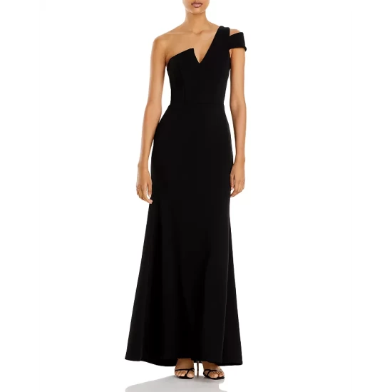 Top 10 ๐ AQUA One-Shoulder Ruffled Gown - 100% Exclusive Black โ 1 Top 10 ๐ AQUA One-Shoulder Ruffled Gown - 100% Exclusive Black โ