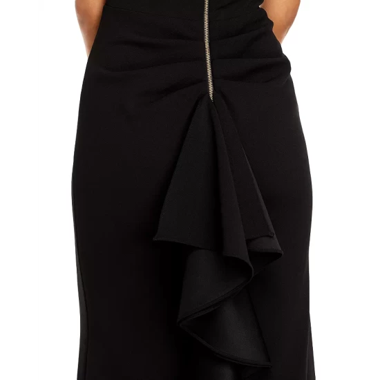 Top 10 ๐ AQUA One-Shoulder Ruffled Gown - 100% Exclusive Black โ 6 Top 10 ๐ AQUA One-Shoulder Ruffled Gown - 100% Exclusive Black โ - Image 6