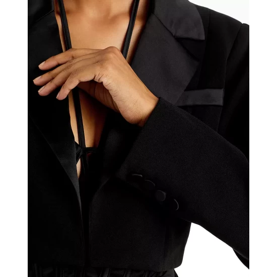 Best deal π AQUA Cropped Blazer - 100% Exclusive Black π 6 Best deal π AQUA Cropped Blazer - 100% Exclusive Black π - Image 6