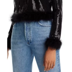 Cheap โค๏ธ AQUA Sequin Feather Embellished Top - 100% Exclusive Black ๐ 7 Cheap โค๏ธ AQUA Sequin Feather Embellished Top - 100% Exclusive Black ๐ -AQUA Elegant shop unnamed file 913