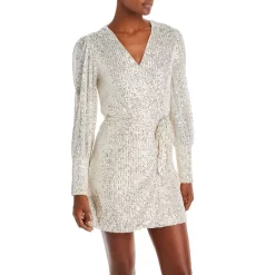 Best reviews of 🛒 AQUA Sequin Mini 💯 Dress - 100% Exclusive Silver ✨