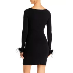 Best reviews of ✔️ AQUA Feather Trim Ribbed Knit Dress - 100% Exclusive Black ❤️ 9 Best reviews of ✔️ AQUA Feather Trim Ribbed Knit Dress - 100% Exclusive Black ❤️ -AQUA Elegant shop unnamed file 943