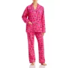 Promo 🎉 AQUA Printed Long Flannel Pajama Set - 100% Exclusive Hot Pink ✔️