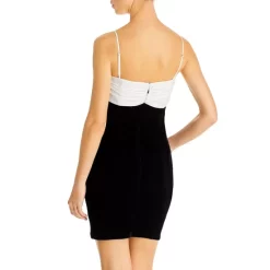 Budget ✨ AQUA Contrast Bow Velvet Mini 🥰 Dress - 100% Exclusive Black ✔️ 9 Budget ✨ AQUA Contrast Bow Velvet Mini 🥰 Dress - 100% Exclusive Black ✔️ -AQUA Elegant shop unnamed file 996